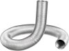 Aluminium gégecső Ø40mm – 500 mm