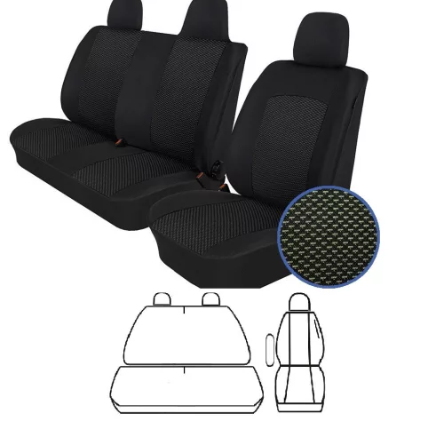 Méretpontos üléshuzat 2+1 Mercedes Sprinter I. 1995–2006 – ATRA