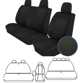   Méretpontos üléshuzat 7 üléses szett Renault Master II. 1999–2010 – ATRA