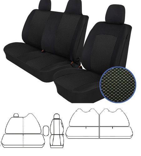 Méretpontos üléshuzat 7 üléses szett Renault Master III 2010-től – ATRA