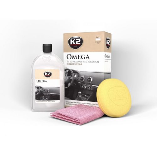 K2 | OMEGA - Műszerfalápoló / műanyagtisztító szer | 500ml