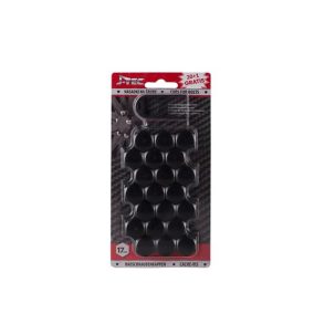   Kerékanya kupak - kerékcsavar kupak fekete 17 mm 21 db (J-Tec)
