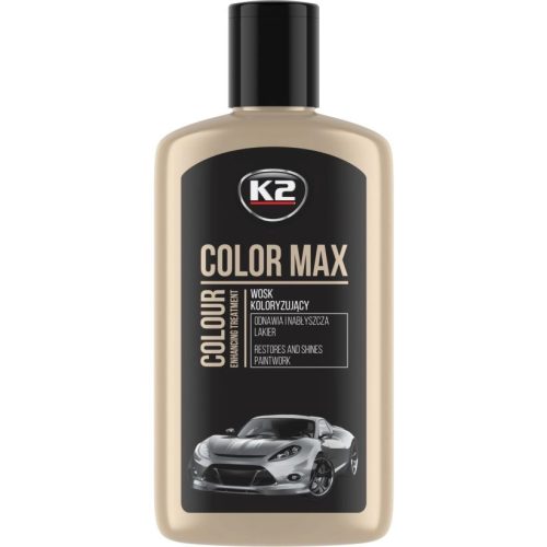 K2 | Color MAX színpolír fekete | 200 ml 