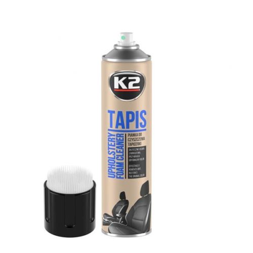 K2 | TAPIS Upholstery – Kárpittisztító hab kefés fejjel | 600 ml