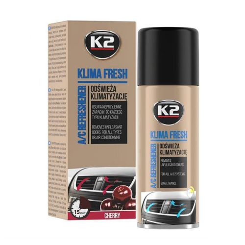 K2 – Klímatisztító bomba Cherry / Cseresznye illat 150 ml