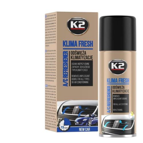 K2 – Klímatisztító bomba New Car / Új autó illat 150 ml