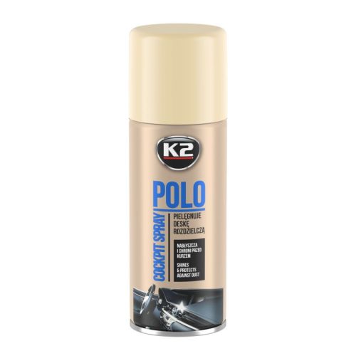 K2 | POLO COCKPIT - műszerfalápoló spray fényes hatás | 400 ml 