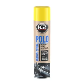   K2 POLO COCKPIT – Műszerfalápoló spray – citrom illat, fényes hatás 600 ml