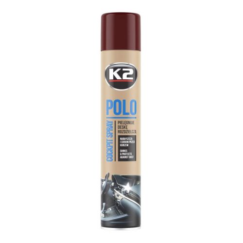 K2 | POLO COCKPIT műszerfalápoló | cola illat | fényes hatás | 750 ml 