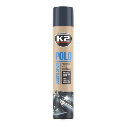 K2 POLO COCKPIT – Műszerfalápoló spray férfiaknak – For MAN fényes hatás 750 ml