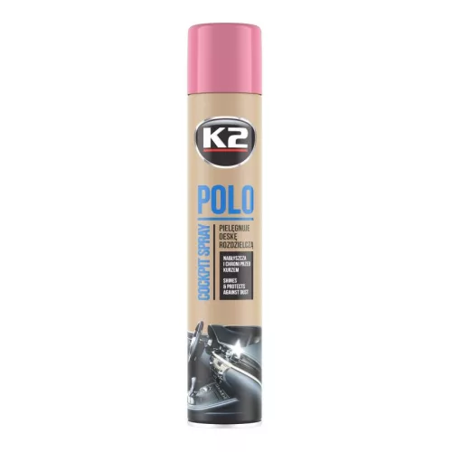 K2 POLO COCKPIT – Műszerfalápoló spray nőknek – For WOMAN, fényes hatás 750 ml