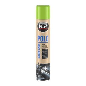 K2 - POLO COCKPIT műszerfalápoló - zöldalma illat - fényes hatás - 750 ml