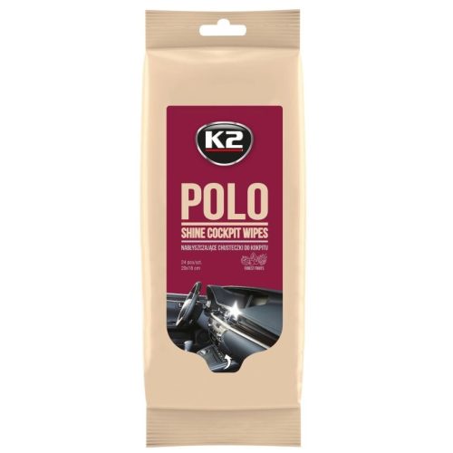 K2 | POLO Műszerfaltisztító kendő | 24 db
