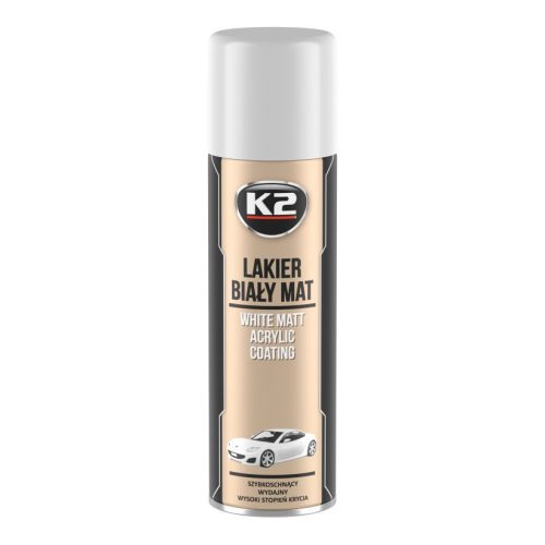 K2 – Festék spray matt fehér 750 ml