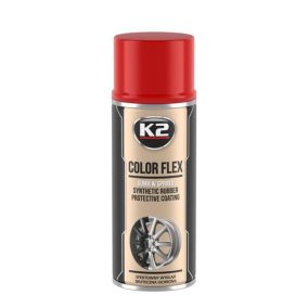 K2 - COLOR FLEX CARBON Gumi festék spray piros - 400 ML