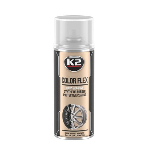 K2 | COLOR FLEX CARBON Gumi festék spray színtelen | 400 ML 