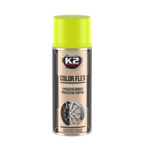   K2 COLOR FLEX – Gumi festék / fújható fólia spray – sárga 400 ml