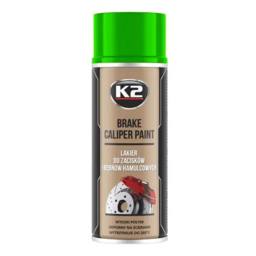 K2 – Féknyereg festék hőálló – ZÖLD 400ml