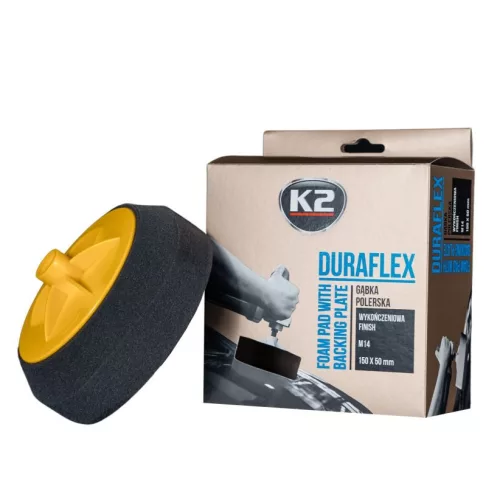 K2 DURAFLEX – Polírkorong 150mm/ M14 – BEFEJEZŐ FEKETE