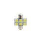 LED Izzó C5W 31 mm 6-SMD 5050 fehér (2db) – M-TECH