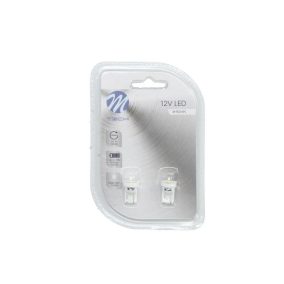 LED IZZÓ W5W 1-SMD 5050 2 DB FEHÉR – M-TECH
