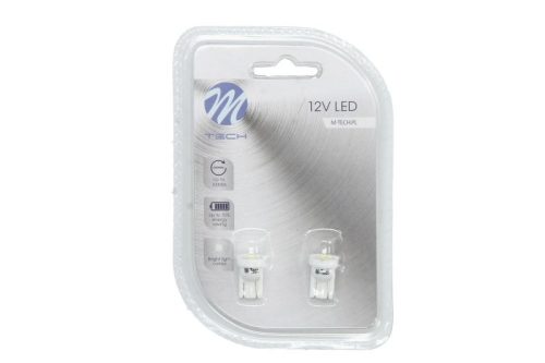 LED IZZÓ W5W 1-SMD 5050 2 DB FEHÉR – M-TECH