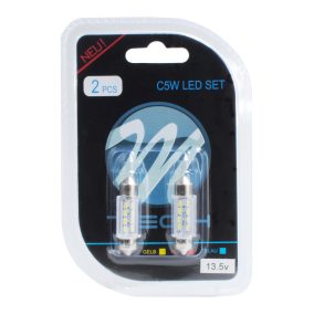 LED Izzó C5W 36 mm 8-SMD (2db) fehér – M-TECH