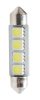 LED Sofita C5W 41 mm 4-SMD 5050 CANBUS fehér (2db) – M-TECH