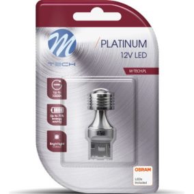 LED Izzó P21W – 1 db Fehér – M-TECH