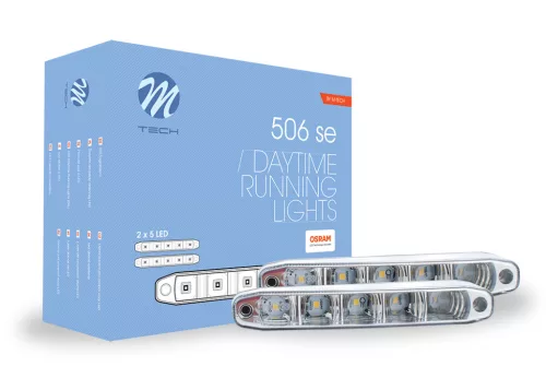 Nappali menetfény, 2 db/szett, 5 x LED DRL – M-TECH