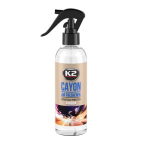   K2 CAYON Deocar – pumpás légfrissítő – Fahren/New Car illatú autóillatosító 250 ml