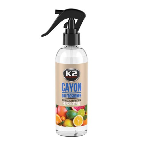K2 | CAYON Deocar légfrissítő – friss citrus illatosító | 250 ml 
