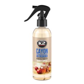   K2 CAYON Deocar – pumpás légfrissítő – Mézes alma illatú autóillatosító 250 ml