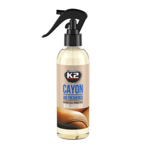 K2 | CAYON Deocar légfrissítő – valódi bőr illatosító | 250 ml 