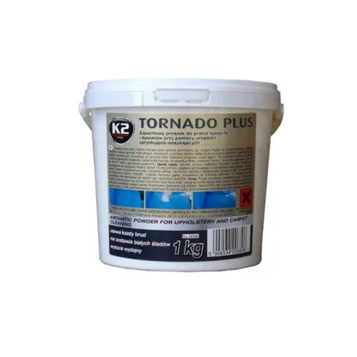 K2 TORNADO PLUS – Kárpittisztító mosópor 1 kg