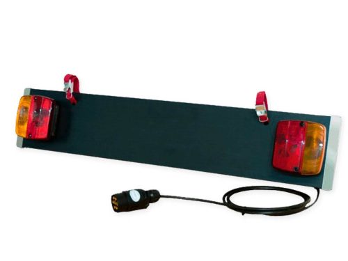 Kerékpárszállító rendszámtartó hátsó lámpával 7 pólus – Menabo