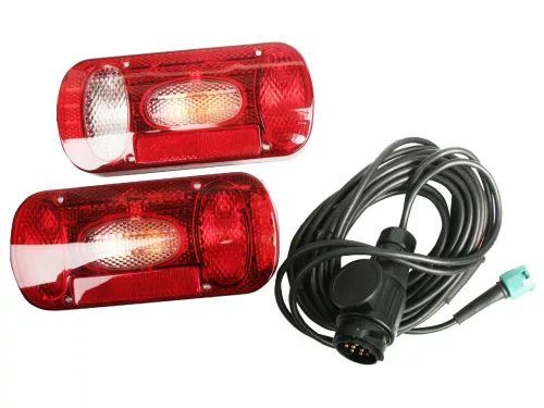 Utánfutó elektromos vezeték 2db MD-36 hátsólámpával szerelve 13pin / 4 m vezetékkel – MULTIPA