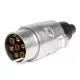 Utánfutó Dugvilla 7-pin fémházas – MULTIPA