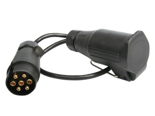 Utánfutó csatlakozó átalakító/adapter 7/13-pin kábel 30 cm