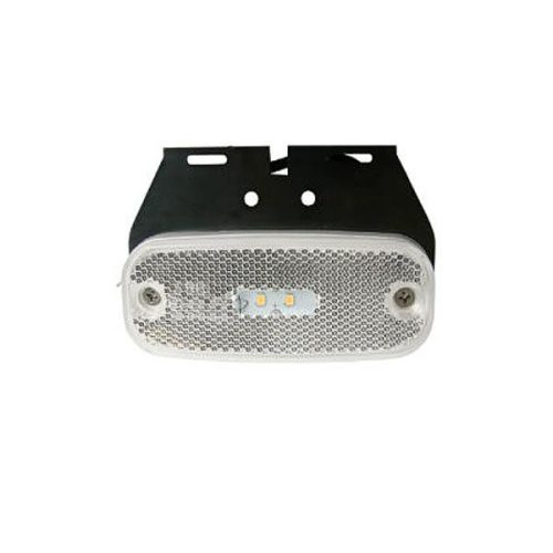Helyzetjelző LED fehér 45x110 mm tartófüllel 1 db