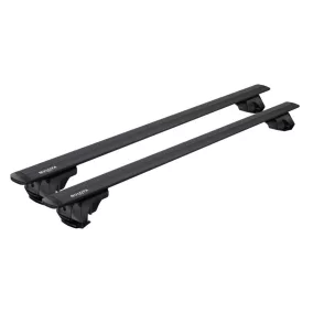   Tetőcsomagtartó tetőkorláthoz 135 cm fekete – Aero-black – MULTIPA