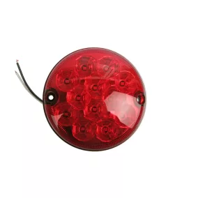   Hátsó ködlámpa, kerek, 95 mm, 12 x LED, 12/24 Volt – MULTIPA