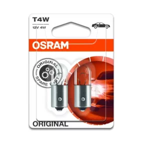 Izzó 12V T4W (2db) – OSRAM