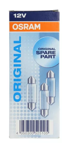 Izzó 12V C5W 35mm szofita (10db) – OSRAM