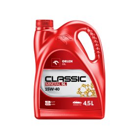 Orlen Platinum Classic Mineral – 15W40 4,5 liter