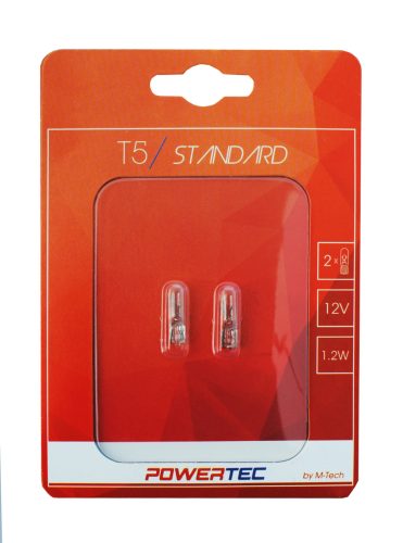 Izzó 12V T5 standard (2db) – M-TECH