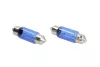 Izzó 12V/5W szofita 36mm - Powertec Xenon kék (2db) – M-TECH