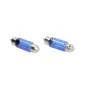   Izzó 12V/5W szofita 36mm - Powertec Xenon kék (2db) – M-TECH