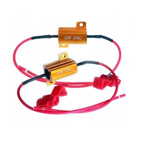 LED izzóhoz Ellenállás 25W/12V (2db) – M-TECH