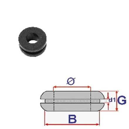 Kábel átvezető gyűrű | gumidugó 7/4mm - main